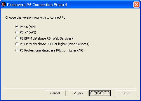 图:Primavera P6 默认导入设置对话框